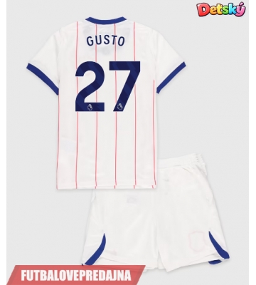 Lacne Dětský Futbalové dres Chelsea Malo Gusto #27 2026-27 Krátky Rukáv - Tretina (+ trenírky)